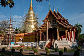 Chiang Mai - The Wat Phra Singh temple. The ubosot (ordination hall). 